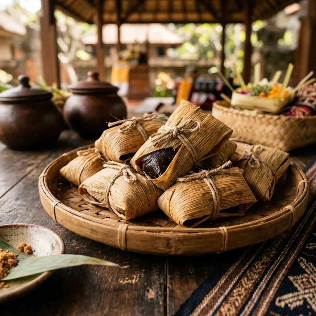 Mengenal Dodol Buleleng: Jajanan Manis Khas Bali Utara Berbalut Daun Jagung
